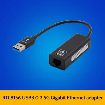 Тип адаптер USB 3.0, Gigabit Ethernet За 2,5 G Ethernet карта RTL8156B RJ-45 LAN Мрежова Карта За Десктоп компютри Изображение 0